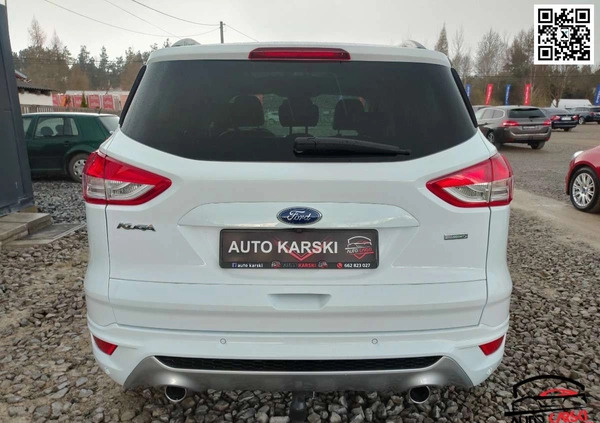 Ford Kuga cena 57200 przebieg: 192000, rok produkcji 2015 z Lubsko małe 781